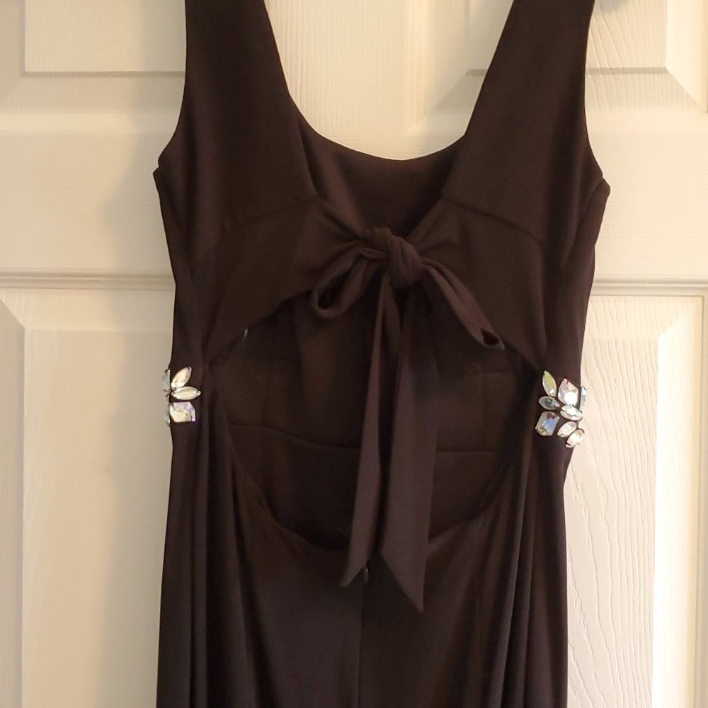 Stunning Open Back Rhinestone Dress - Picture 12 of 16